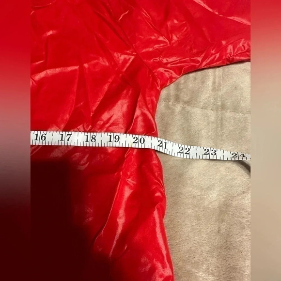 LLOYD ALLEN Vintage Nylon Rain Jacket Red Women’s Size s - Picture 5 of 8